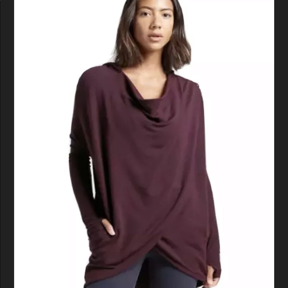 Athleta Purana Wrap - Cabernet Sz Medium